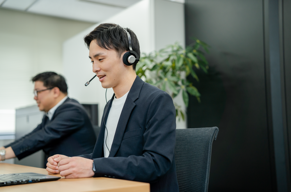 通話対応のイメージ